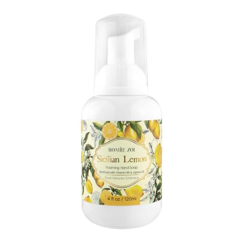 Sicilian Lemon Foaming Hand Soap - 4 oz Travel Size, SLS-Free
