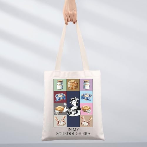 JNIAP Sourdough Tote Bag - Sourdough Era Baker Gifts for Sourdough Mama