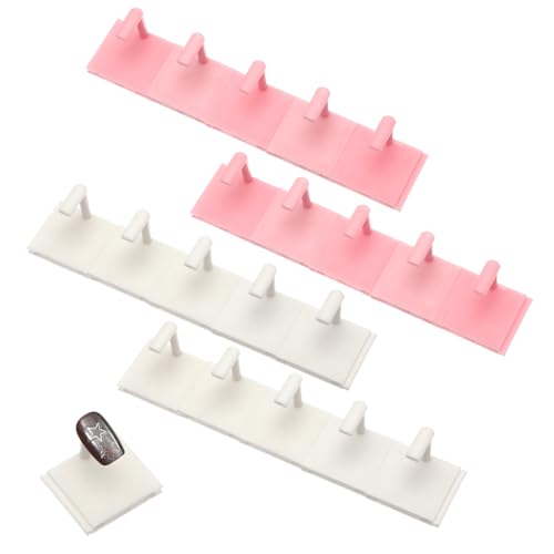 20 Pcs Nail Tip Display Stands for Nail Art Practice Manicure DIY Salon