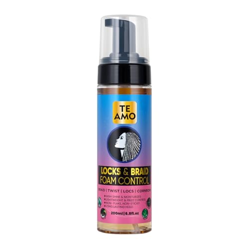 Te Amo Braid & Loc Foam Control - Long-Lasting Hair Styling Mousse