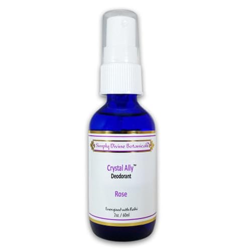 Natural Crystal Deodorant Spray with Organic Essential Oils - 2 oz