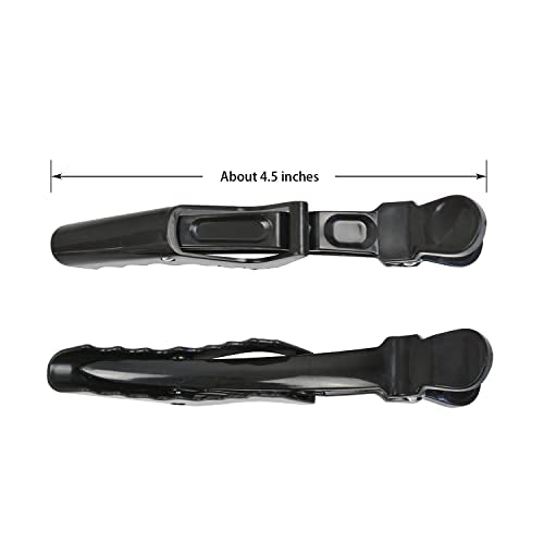 10 Pack Black Alligator Hair Clips for Women – Professional Styling