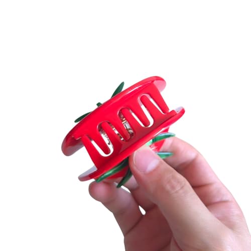 Tomato Hair Clip - Cute Acetate Claw Clip for Women