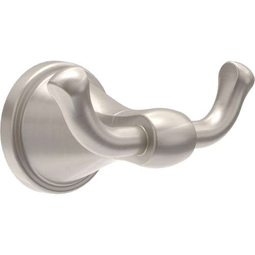Delta Becker Wall-Mounted Towel and Robe Hook, SpotShield Brushed Nickel