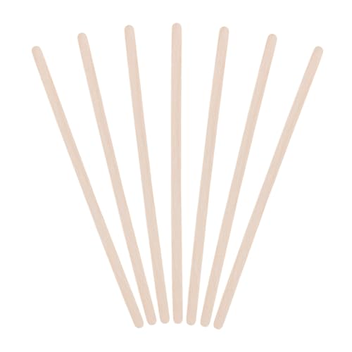 300pcs Birch Wood Coffee Stirrers & Wax Applicator Sticks