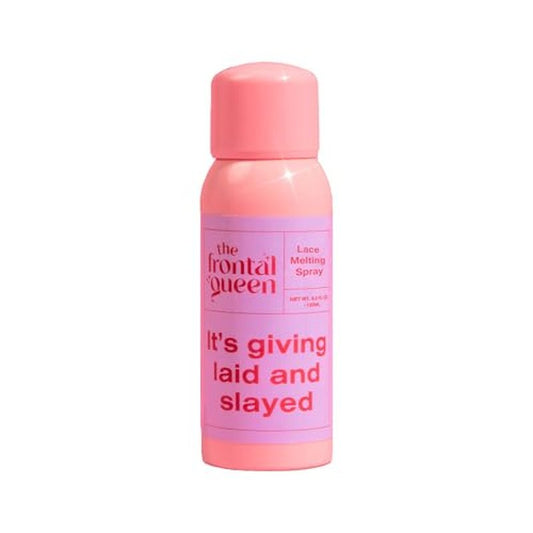 The Frontal Queen Lace Melting Spray, Ashy Lace Melting Spray for Lace Wigs, Lace Bond Spray, Extra Hold Lace Melting Spray Adhesive Wig, No Residue, Long Lasting Safe Formula - 4.2 oz