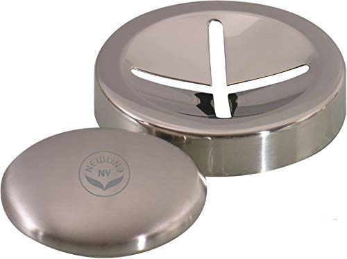 Stainless Steel Odor Remover Soap with Stand for Hands & Kitchen Use