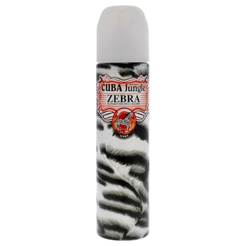 Cuba Jungle Zebra for Women Eau de Parfum Spray, 3.3 oz