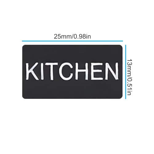 96-Piece Marine Switch Label Stickers for Dash Panels