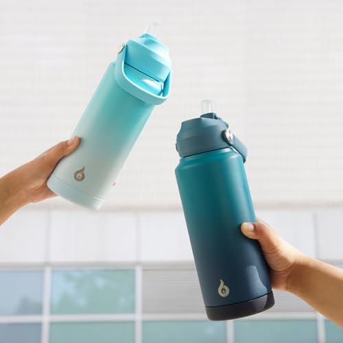 BJPKPK 18oz Insulated Stainless Steel Water Bottle with Straw Lid