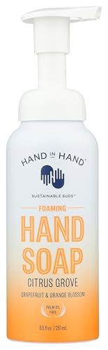 Hand in Hand Foaming Hand Soap, Citrus Grove Scent, 9 Fl Oz
