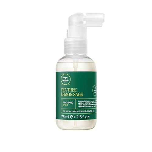 2.5 Fl Oz Thickening Hair Spray for Fine Hair with Lemon Sage & Tea Tree - Builds Body & Volume
