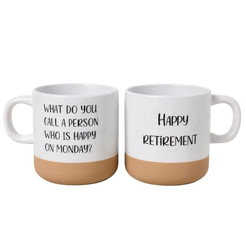 Funny Retirement Coffee Mug - Happy Retirement Gift for Men & Women