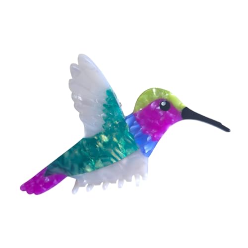 Hummingbird Hair Clips for Women - Chic Acetate Claw Clips