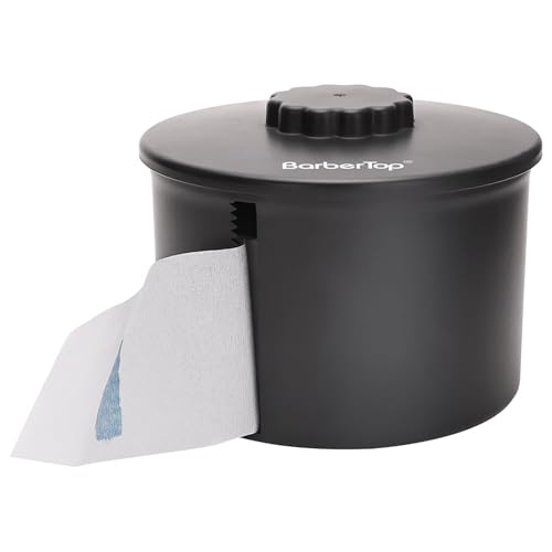 Black Neck Paper Roll Holder Dispenser for Hairdressing