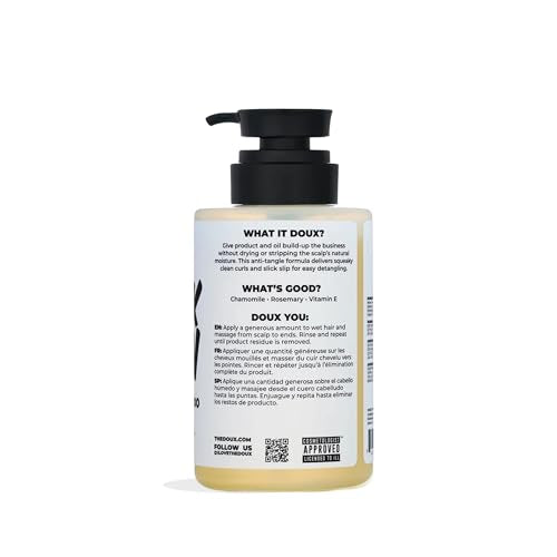 The Doux BREAKDOWN Clarifying Shampoo – Sulfate-Free Rosemary & Vitamin E Detox