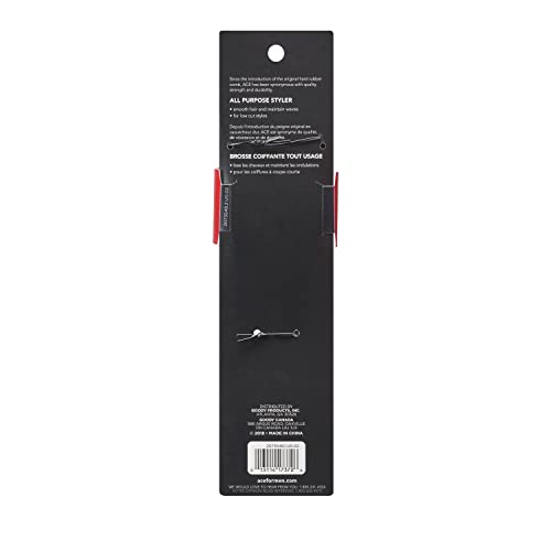 GOODY Ace Wood Boar Brush for Smoothing & Shine