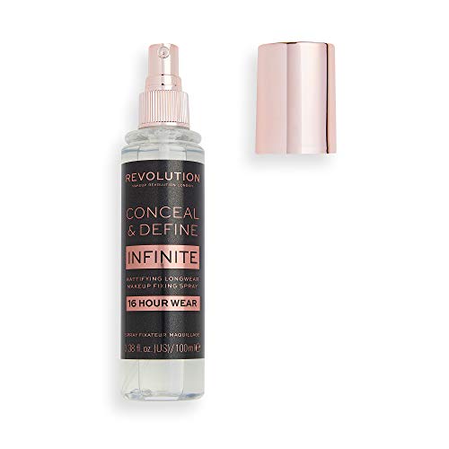 Revolution Infinite Fixing Spray 100ml - Long Lasting Mattifying
