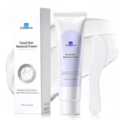 Facial Hair Removal Cream for Women - Painless & Gentle 3.38oz