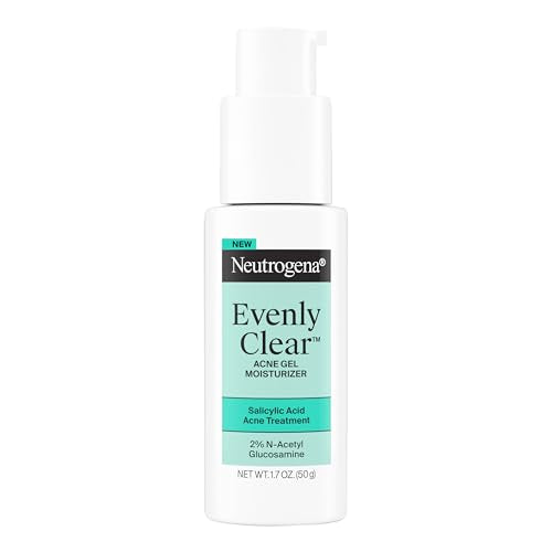 Neutrogena Evenly Clear Acne Gel Moisturizer with Salicylic Acid, 1.7 oz