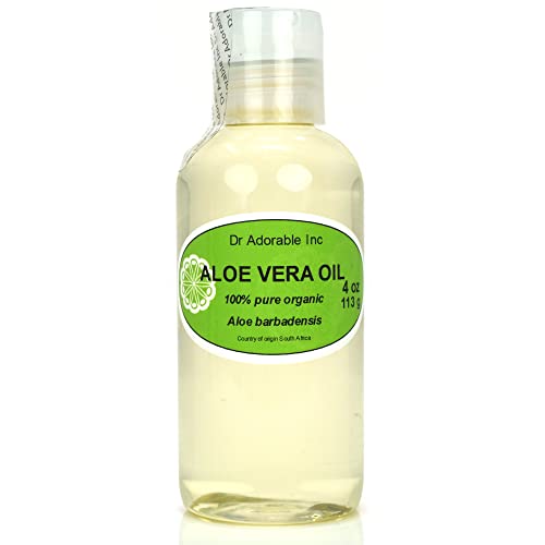 Dr Adorable Aloe Vera Oil 4 oz - Natural Moisturizing Skin & Hair