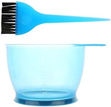 Hair Dye Bowl and Brush Set - Translucent Reusable Coloring Kit for Salon & Home Use | Pink
