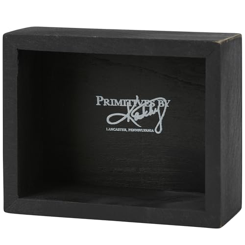 Primitives by Kathy Classic Black & White Box Sign - Middle Finger