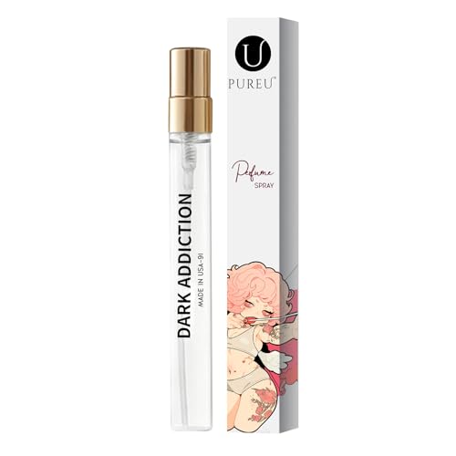 PUREU Ambery Vanilla Perfume Body Oil for Women & Men, 12mL Travel Size