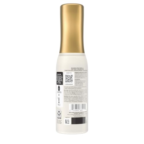 OGX Plump Emulsion + Collagen Conditioning Hair Mist, 6.5 oz - Volumizing Spray with Marula Oil for Fine Hair
