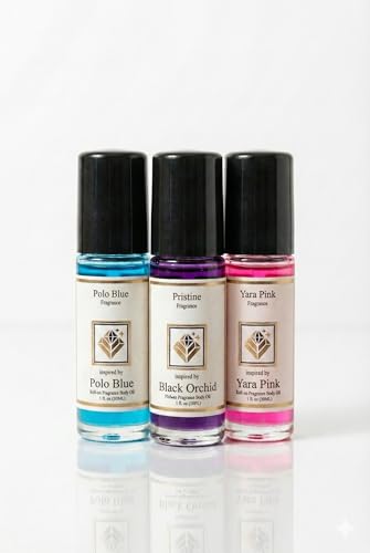 Pristine Pink PSY Roll-On Fragrance Body Oil, 30ml - Alcohol-Free Perfume