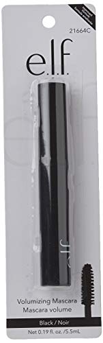 e.l.f. Volumizing Mascara - Fuller, Thicker Lashes, Black, 0.19 Fl Oz