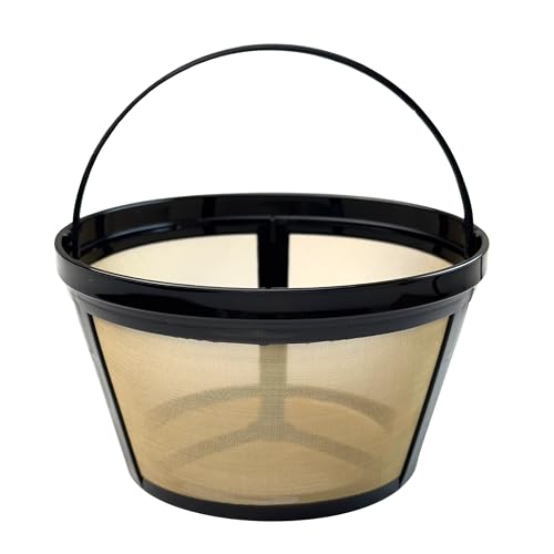 Tronmei 8-12 Cup Reusable Coffee Filter - Stainless Steel Mesh