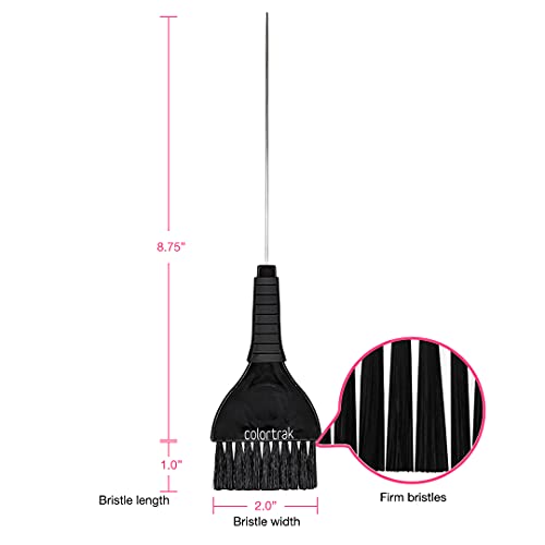 Colortrak Duo Pin Tail Color Brush - Ergonomic Hair Coloring Tool
