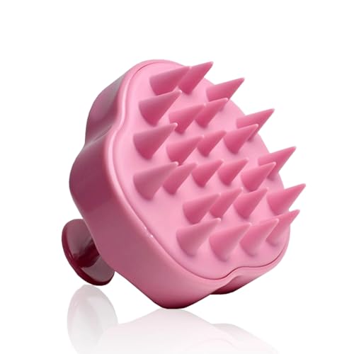 Rizos Curls Scalp Massage Brush - Silicone Exfoliating Shampoo Scrubber