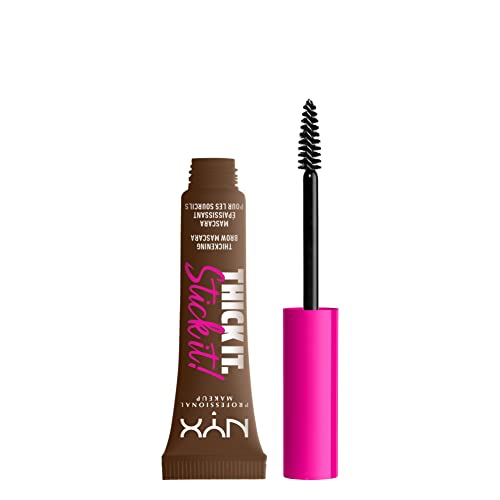 NYX Thick It Stick It Brow Gel - Brunette, 16-Hour Wear