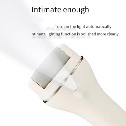 Rechargeable Waterproof Foot Callus Remover Kit with 3 Heads - Pedicure Tool for Home Spa