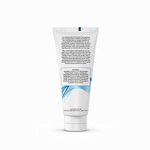 Microdermabrasion Face Scrub for Keratosis Pilaris & Acne - Deep Cleansing Exfoliant