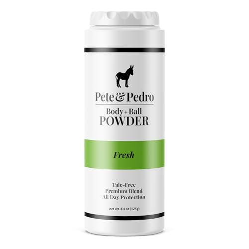 Pete & Pedro Fresh Body & Ball Powder - Talc-Free Deodorant, 4.4 oz