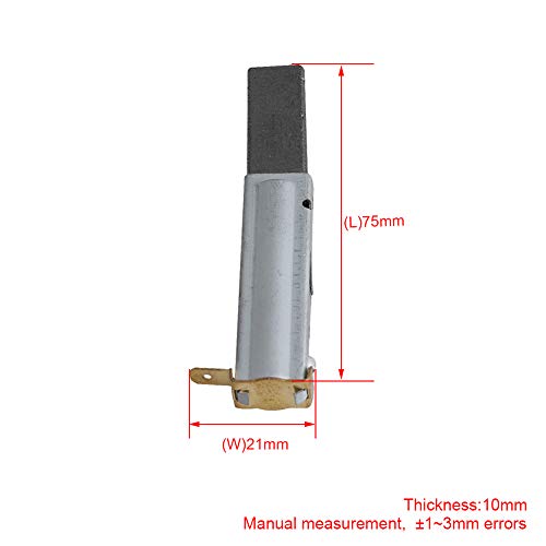 Vacuum Motor Carbon Brush Replacement - Pack of 2 for Easy Installation