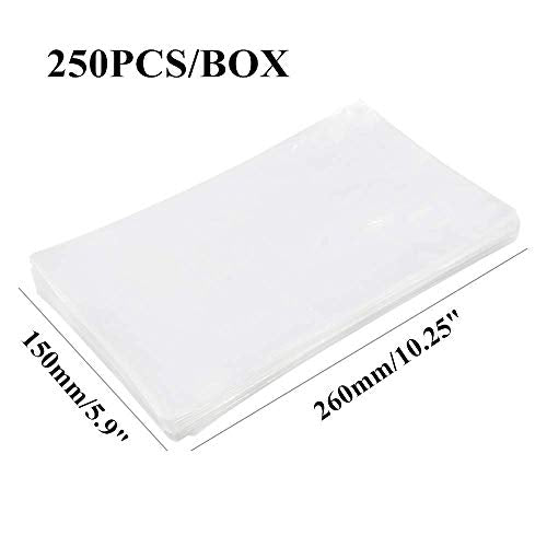 Clear Tattoo Wash Bottle Bags - 250 Disposable Polyethylene Sleeves