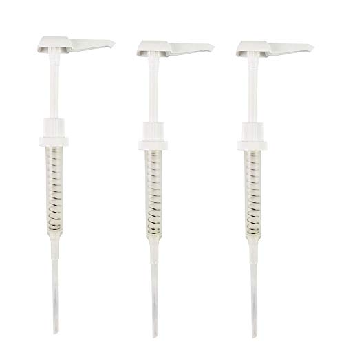 Pump Dispenser for Gallon Containers - Fits 38mm Standard Neck, Pack of 3