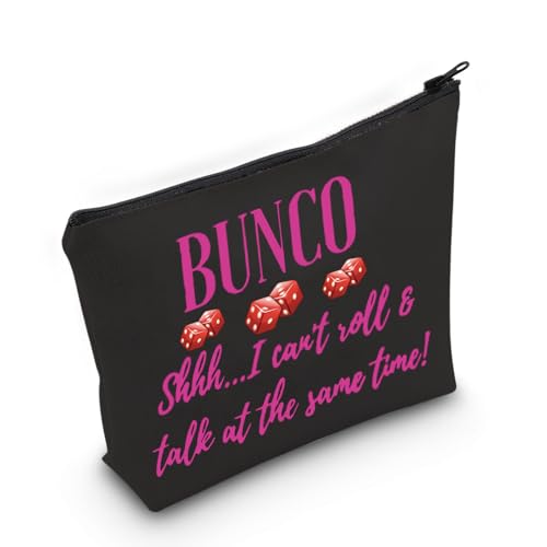JNIAP Bunco Shhh Bag - Funny Cosmetic Bag for Bunco Gifts