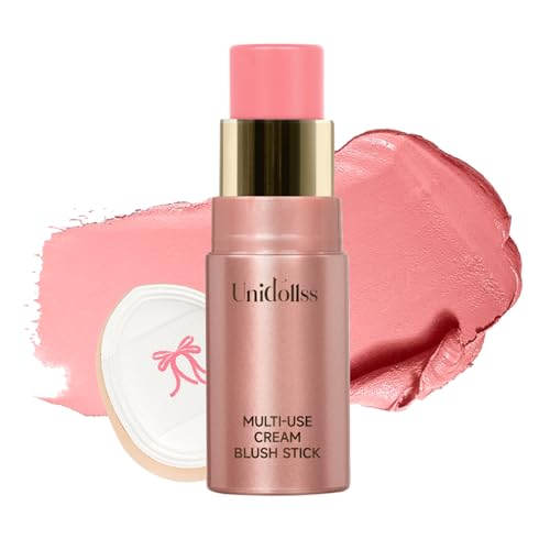 Waterproof 3-in-1 Cream Blush Stick with Brush - Whisper