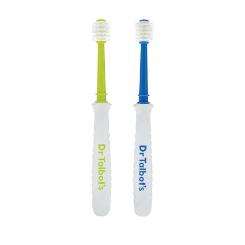 Dr. Talbot's Toddler 360° Toothbrush - Soft Bristles, Easy-Grip Handle