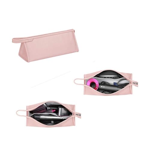 Portable Travel Organizer Case for Dyson Airwrap Styler & Hair Dryer - Pink