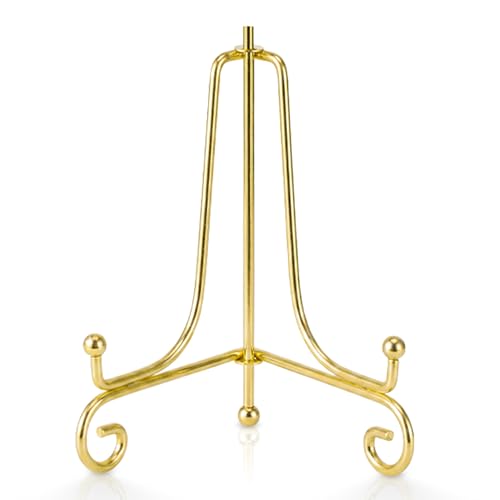 Artliving 7 Inch Decorative Plate Stand, Metal Display Easel - 2 Pack