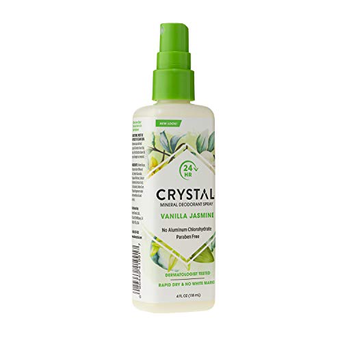 Crystal Mineral Deodorant Spray - Vanilla Jasmine, 4 oz, Pack of 2