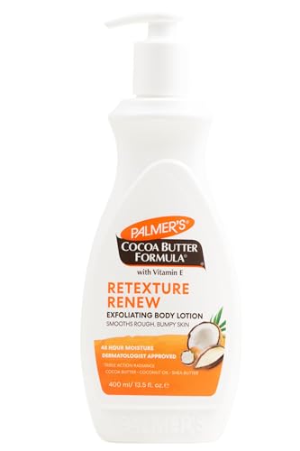 Palmer's Cocoa Butter Retexture & Renew Exfoliating Body Lotion, 13.5 Oz (2 Pack)