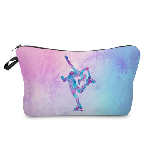 Livel lhood Figure Skating Cute Small Makeup Bag - Figure Skating 01