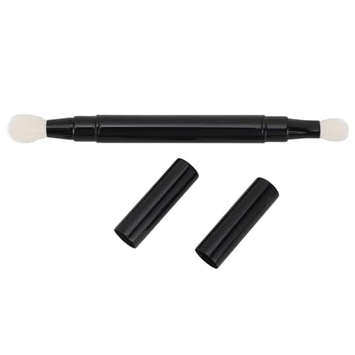 Dual Ended Eyeshadow Brush with Cap - Travel-Friendly Blending Tool